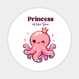 Octopus Princess of the Sea Magnet